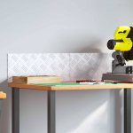 Laiptų danga Stačiakampio 2 pcs Sidabro 50 x 20 cm Aliuminis