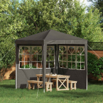 &Scaron;ventinės palapinės &scaron;oninė siena 2 pcs 200 x 195 cm Antracito