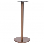 Bistro stalo koja, auksinė, skersmuo 45x107cm, plienas