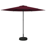 Sodo skėtis 300 x 300 cm Poliesteris Stačiakampio Bordo raudona