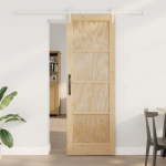 Slankios durys ORKDAL Natūrali ir Balta 73,5 x 211 cm