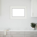 Požeminio lango RISOR Antracitas 80 x 50 cm PVC ir stiklas