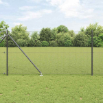 Tvorelės stulpas Pilka 25 x 1,4 m (16 x 16 mm akių)