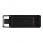 Kingston | USB Flash Drive | DataTraveler 70 | 256 GB | USB Type-C | Black