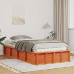 Lovos rėmas Va&scaron;ko ruda 75 x 190 cm Kietos pu&scaron;ies mediena