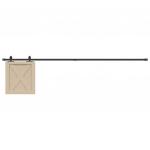 stumdomų spintelių durų komplektas 213 cm anglinis plienas