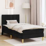 Lovos rėmas Juodas 90 x 200 cm Poliesteris