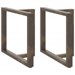 Valgomojo stalo kojelės, 2 vnt., juodos, 90x35x(72-73) cm, plienas