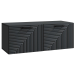 Sieninė TV spintelė Juoda 78,5 x 31 x 30 cm Apdirbta mediena