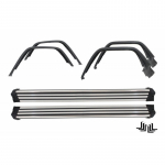 Running Boards Side Steps with Fender Flares Wheel Arches suitable for Mercedes G-Class W463 (1989-2013) G65 Design