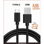 ĮKROVIMO LAIDAS USB SU TYPE-C 2.4A 1M