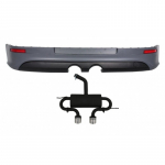 Rear Bumper Extension with Complete Exhaust System Catback suitable for VW Golf 5 V (2003-2007) R32 Look
