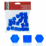 EPTUNING036 Caps for wheel bolts 17 MM - Blue (Silicone)