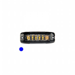 &scaron;vyturėlis 6-LED plonas mėlynas 12-24V R65 XT6 1kl.