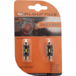 LEMPUTĖS C5W T11 LED 1SMD 31MM CANBUS 12-24V (2VNT)