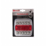 LED galinis žibintas C-BRIGHT 100x100x40 mm 12V