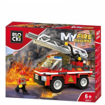 BLOCKI bricks - MyFireBrigade Fire truck with aerial ladder