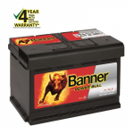 BANNER POWER BULL Ca/Ca akumulators, 12V, 72Ah, 660En