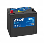 Akumuliatorius EB605 EXIDE EXCELL 60AH 230X173X222 +/- 390A