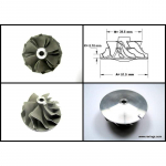 Turbocharger Compressor Wheel (replace MITSUBISHI)-CNJ CW16-493 Mitsubishi-CN