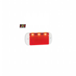 LED gabaritinis žibintas raudonas 12-24V, balta korpusas
