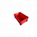 Plastikinė dėžutė 600 x 400 x 300 mm, Raudona