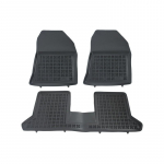 Floor mat black suitable for DACIA Dokker 2012-