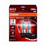 OSRAM LEMPUTĖS H11 55W 12V PGJ19-2 +150% NIGHT BREAKER LASER