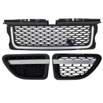 Central Grille and Side Vents Assembly suitable for Land Rover Range Rover Sport (2005-2008) L320 Autobiography Look All Black