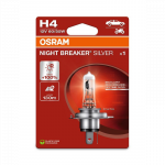 OSRAM LEMPUTĖS H4 60/55W 12V P43T +100% NIGHT BREAKER SILVER