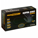 Nitrile gloves super grip M black (80 pcs.)