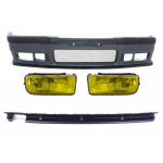 Body Kit suitable for BMW 3er E36 (1992-1997) M3 Design With Yellow Fog Lights