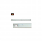 Salono lempa LED, 24V, 410mm, sidabrinė