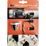 RINKINYS - TELEFONO ĮKROVIKLIS 12/24V 3IN1, LAIKIKLIS, 2USB, 3.1A