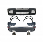Body Kit suitable for BMW X5 E70 (2007-2013) with Dual Twin Exhaust Muffler Tips Carbon Fiber Matte X5M M Design