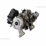 Turbokompresors restaurēts (GARRETT-TWIN TURBO) -PLM-NĒRINGS 825965 Garrett-R