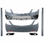 Body Kit suitable for Mercedes W222 S-Class Long Wheel Base (2013-06.2017) Side Skirts Long Version Muffler Tips