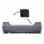 Tow Hook Cover Rear Bumper suitable for BMW 3 Series F30 (2011-up) M-Performance M-Tech Design