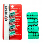 EPTUNING056 Aluminum Valve Caps - Green