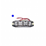 &scaron;vyturėlis 3-LED pavir&scaron;inis mėlynas 12-24V R65