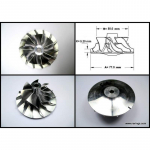 Turbokompresora kompresora spārni (Billet-KKK) -CNJ2 CW16-501T Kkk-CN