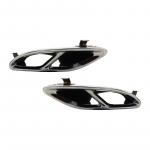 Exhaust Muffler Tips suitable for Mercedes GLC 45 X253 C253 GLE SUV W166 Coupe C292 450 C-Class W205 C43 Sport Design