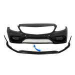 Front Bumper Lip suitable for Mercedes C-Class W205 S205 A205 C205 (2014-2018) Limousine T-Model Coupe Cabriolet Edition 1 Desig