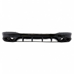 Rear Diffuser and Exhaust Tips suitable for Mercedes CLA X118 Shooting Brake C118 Coupe Sport Line (2019-up) CLA45S Design Aerod