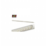 Salono lempa LED, 12V, 121 LED, 600x25x10mm, su jungikliu, balti galai