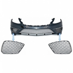 Front Bumper Chrome Side Grilles suitable for Mercedes S-Class W222 (2013-2017) S65 Design
