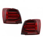 Taillights Full LED suitable for VW Polo 6R 6C 61 (2011-2017) Sequential Dynamic Turning Lights Vento Look