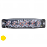 LED &Scaron;vyturys Geltonas 6 LED LP6 R65 1 klasė 12-24V