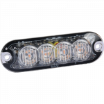 AMBER (GELTONA) LED LEMPOS 3W 4LED 12-24V