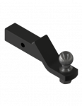 XRW TRAILER HITCH BALL MOUNT STL BLACK